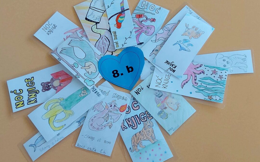 Noć knjige u 8. b razredu – kreativnost u znaku čitanja!