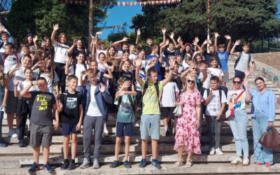 Učenici 5. a, 6. a i 6. b razreda na Mediteranskom festivalu knjige