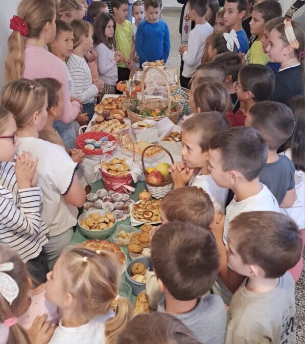 Blagoslov hrane u Područnoj školi Vranjic
