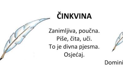 Činkvine o zimi – kreativnost 4. b razreda