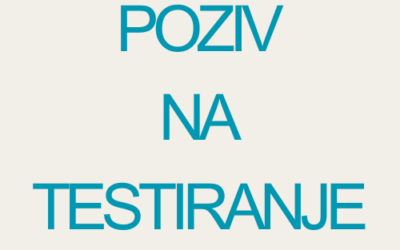 POZIV NA USMENU PROCJENU ODNOSNO TESTIRANJE I RAZGOVOR (INTERVJU)